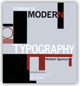 Herbert Spencer Pioneers of Modern Typography cover